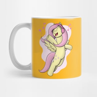 Fluttershy with Headphones Mug